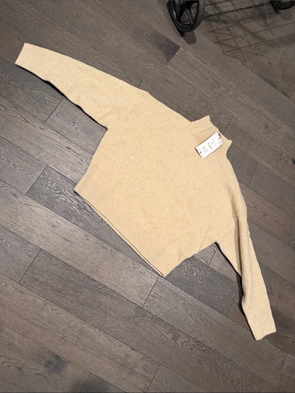 Zara  Turtleneck Sweater in Beige